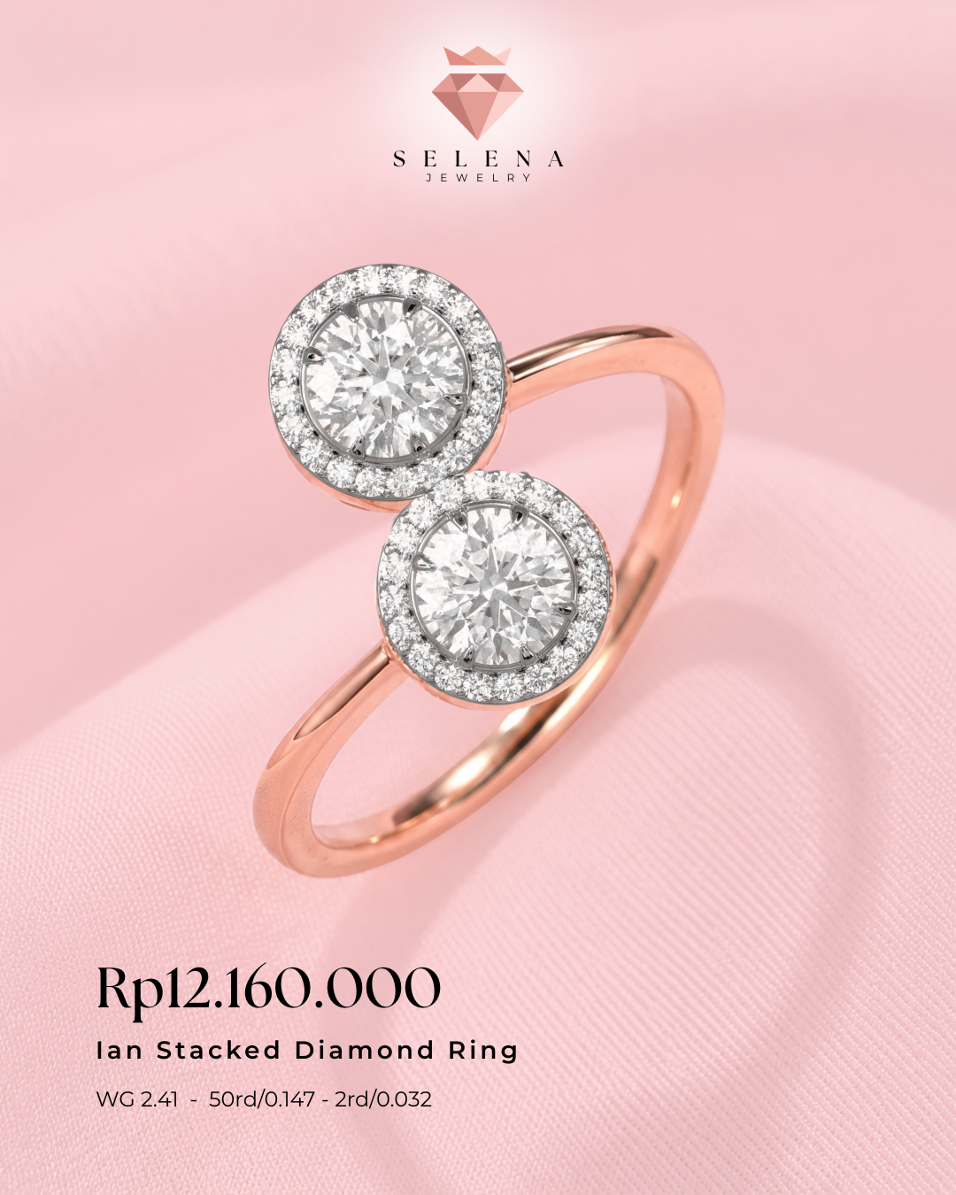 Ian Stacked Diamond Ring